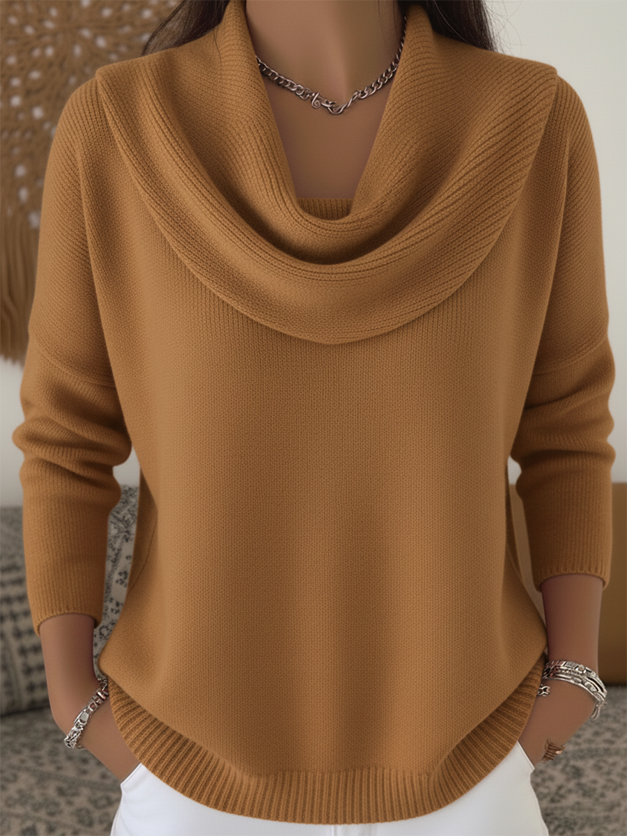Cowl Neck Sweater "Monic"