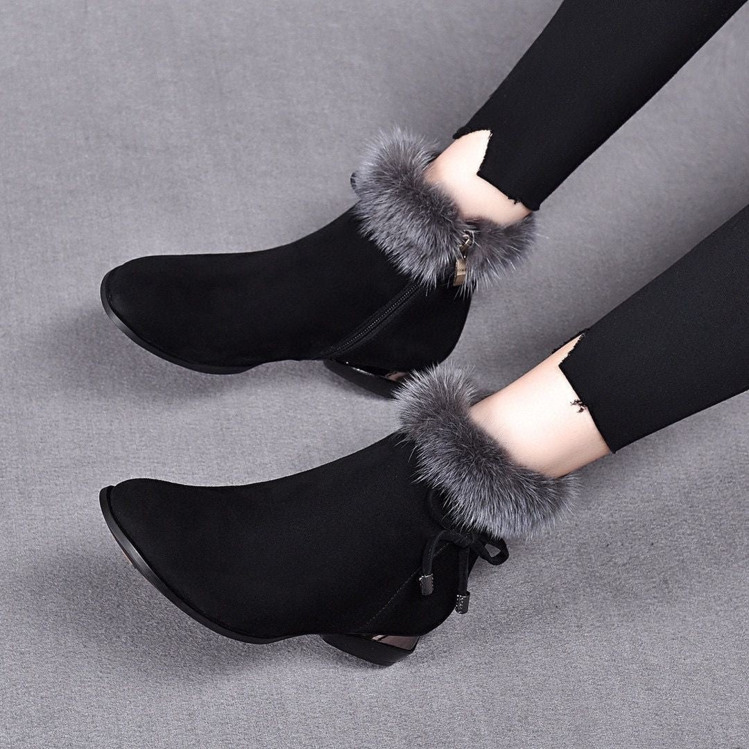 Orthopedic Winter Ankle Boots "Lora"