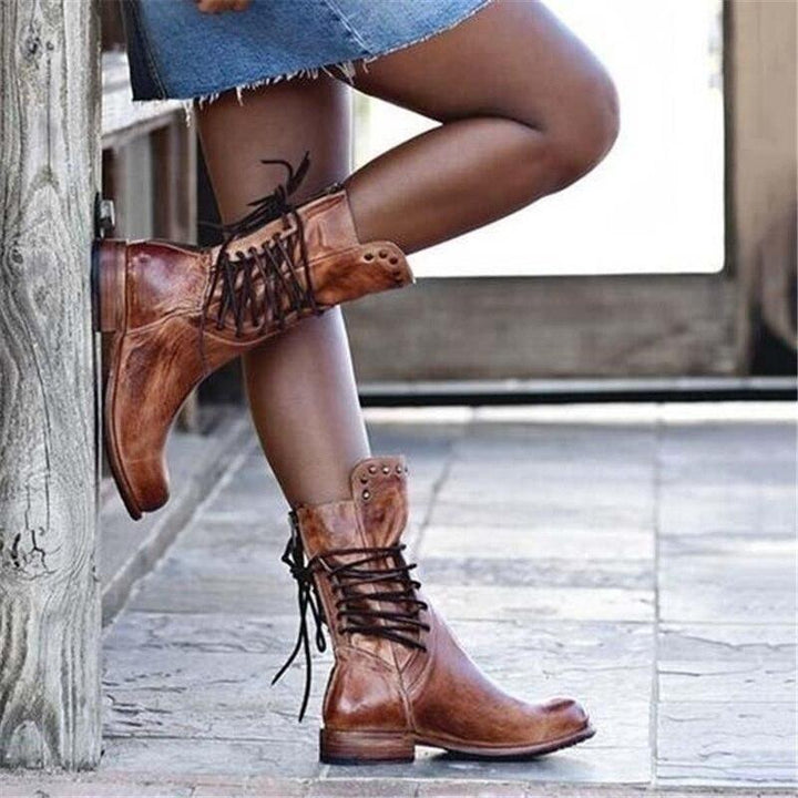 Orthopedic Leather Boots "Laura"