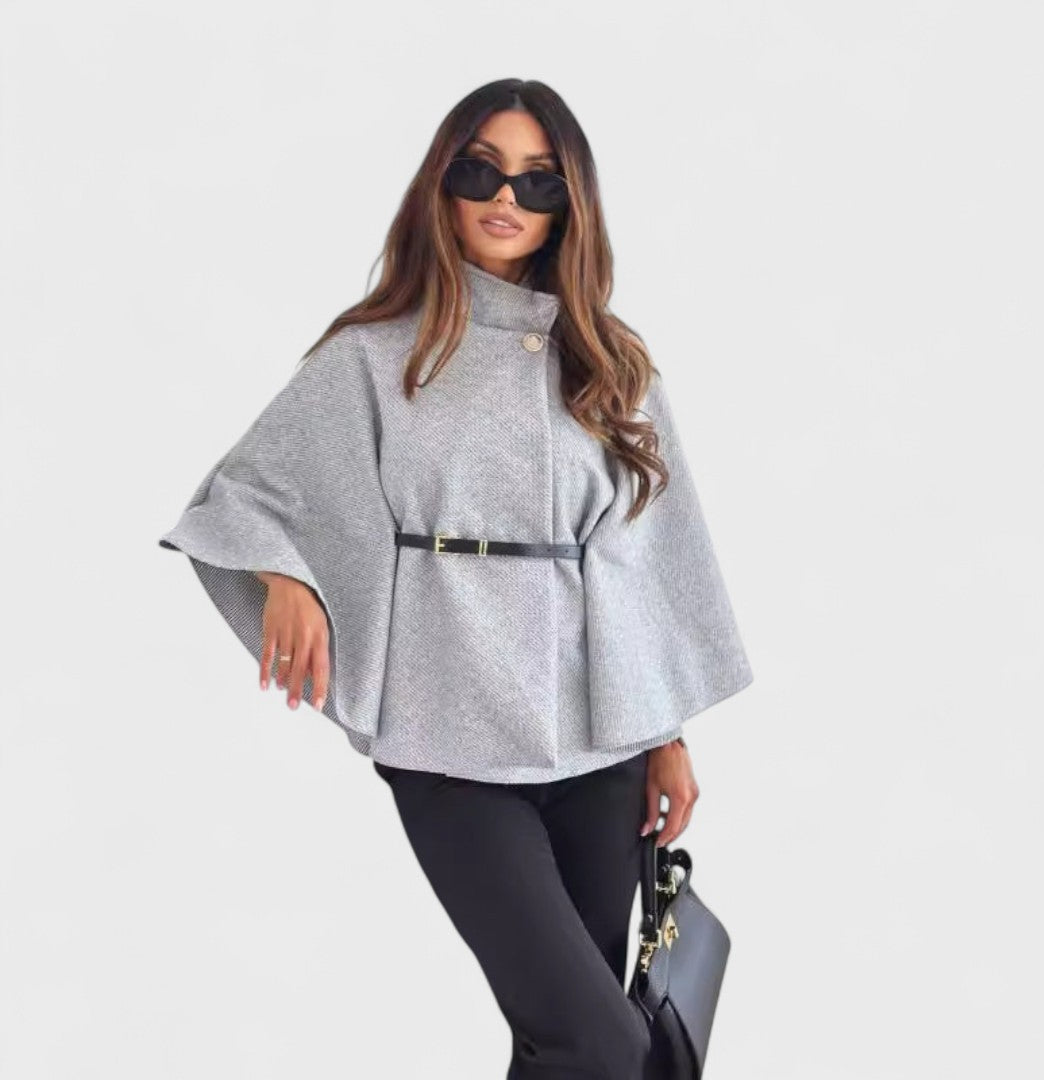 Belted Cape Jacket "Kiley"