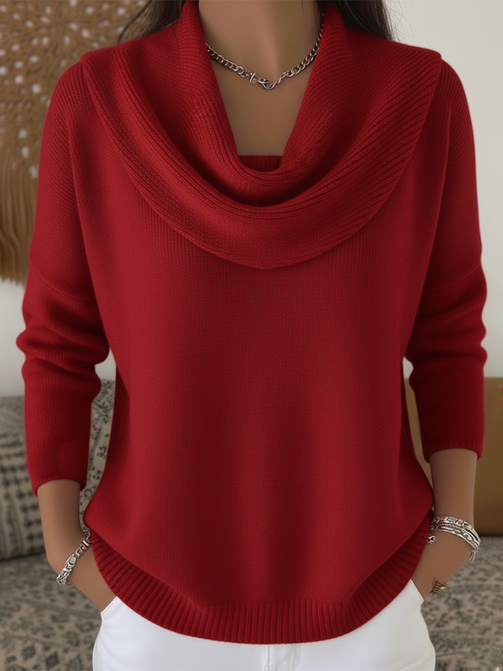 Cowl Neck Sweater "Monic"