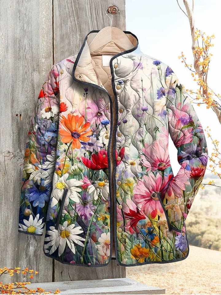 Floral Quilted Jacket "Hazel"