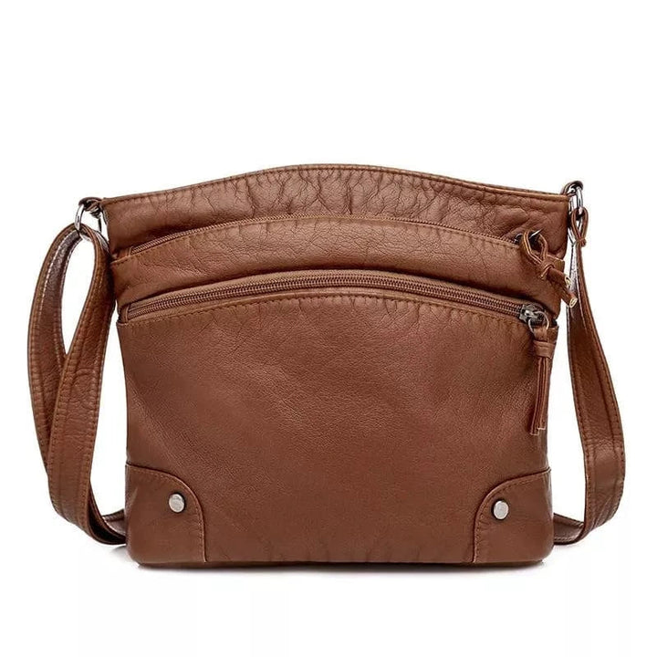 Leather Shoulder Bag "Evony"