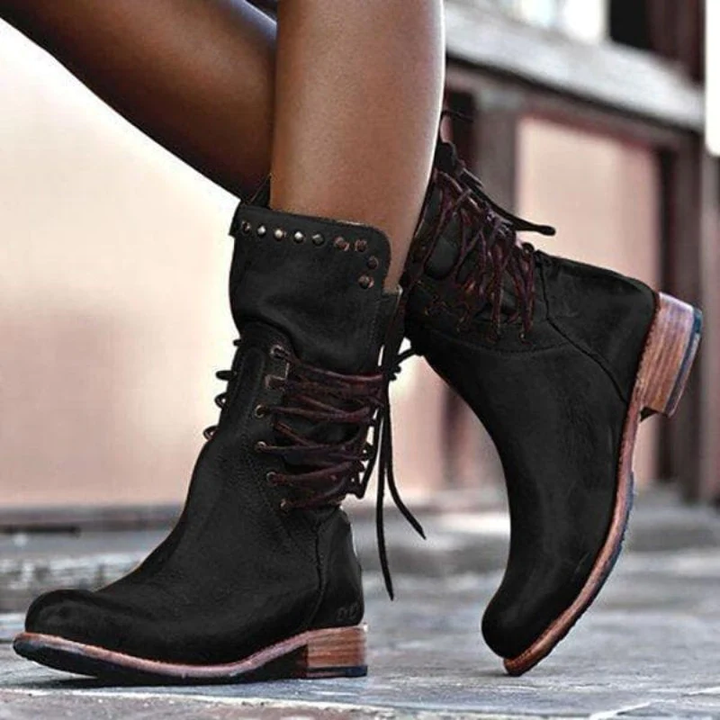 Orthopedic Leather Boots "Laura"