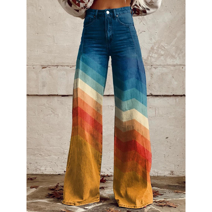 Retro Wide Pants "Ellao"