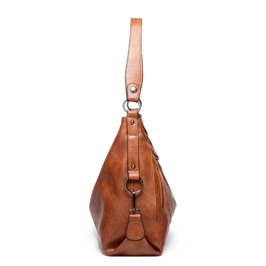 Leather Shoulder Bag "Brynn"