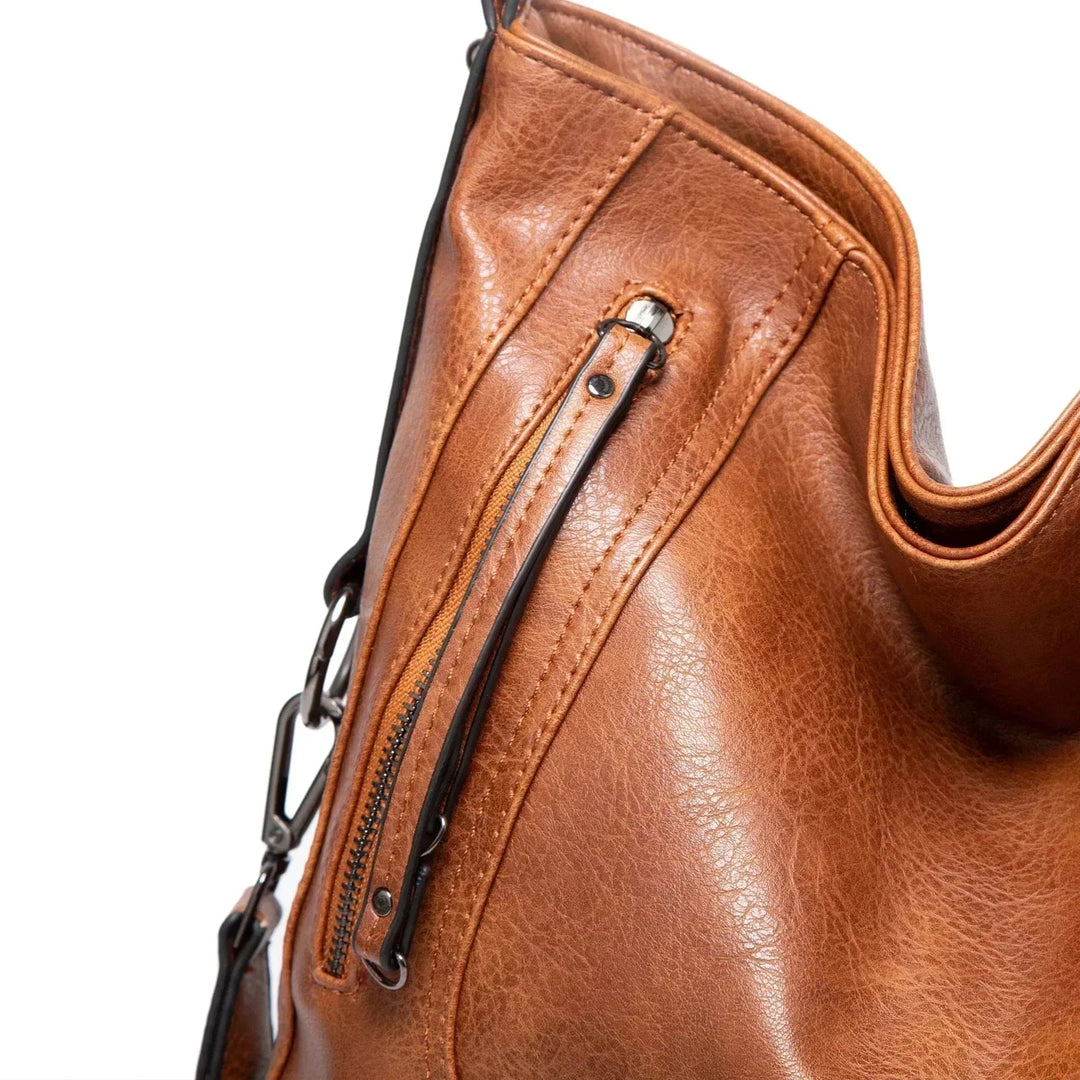 Leather Shoulder Bag "Brynn"