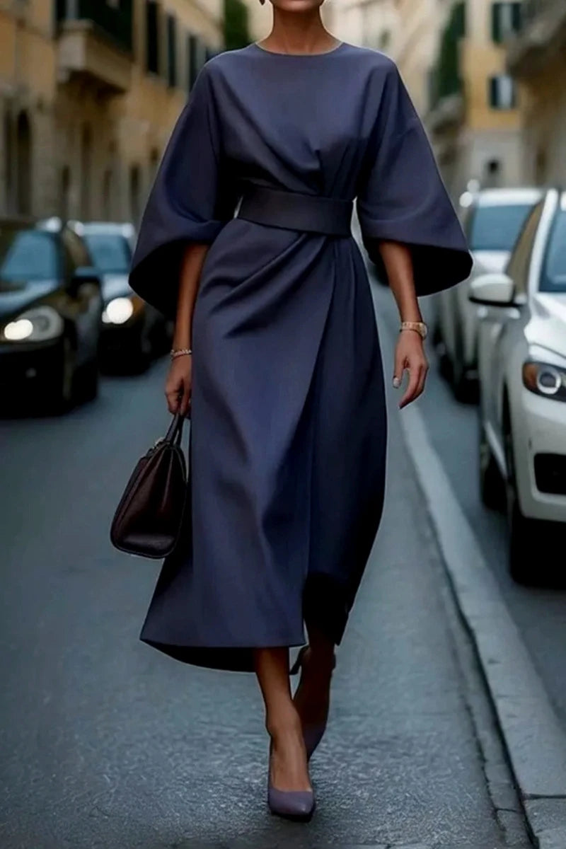 Belted Midi Dress "Erin"