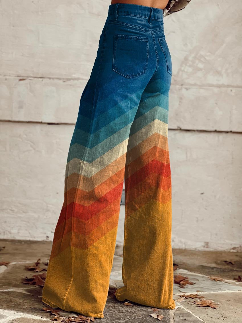 Retro Wide Pants "Ellao"